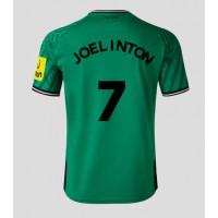 Newcastle United Joelinton #7 Vieraspaita 2023-24 Lyhythihainen
